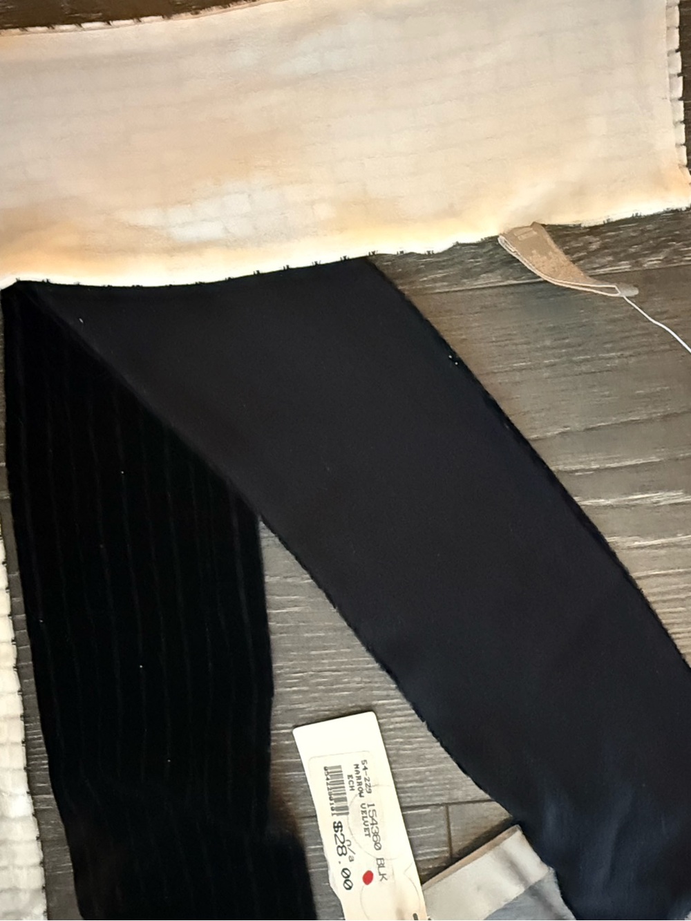 Set of two scarf ties with texture